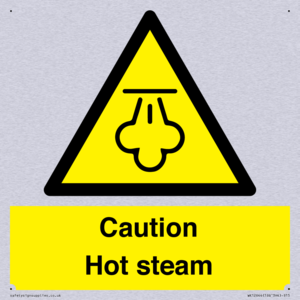 Caution Hot steam